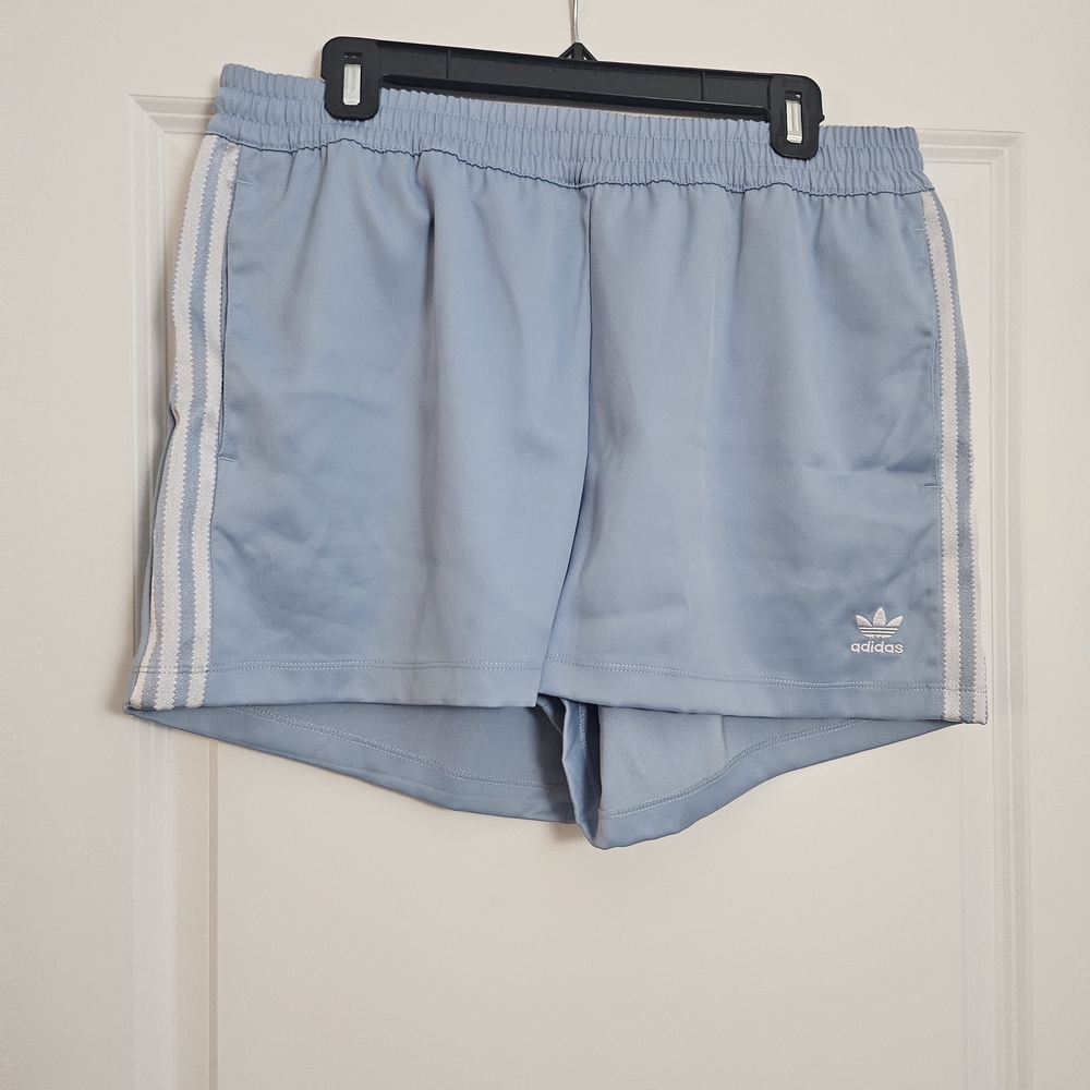 Adidas Women's Light Blue Athletic Shorts